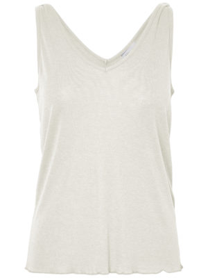 White Hilde Tie Top - StyleFav