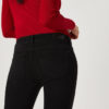 Tess Smoke Destroyed Hem Skinny Jeans - StyleFav