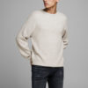 Post Crew Neck Knit Sweater - StyleFav