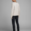 Post Crew Neck Knit Sweater - StyleFav