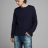 Post Crew Neck Knit Sweater - StyleFav