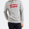 Melange Cotton Graphic Pullover Hoodie - StyleFav
