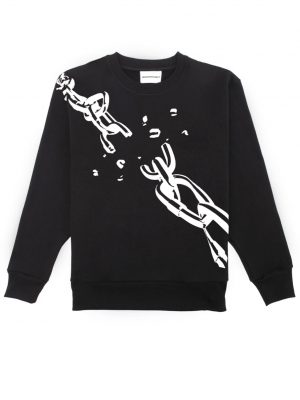 Unchained-Top Crewneck Sweatshirt - StyleFav
