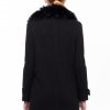 Wilbur Caviar Faux Fur Collar Coat - StyleFav