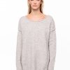 Nadia Granite Scoop Neck Knit Sweater - StyleFav