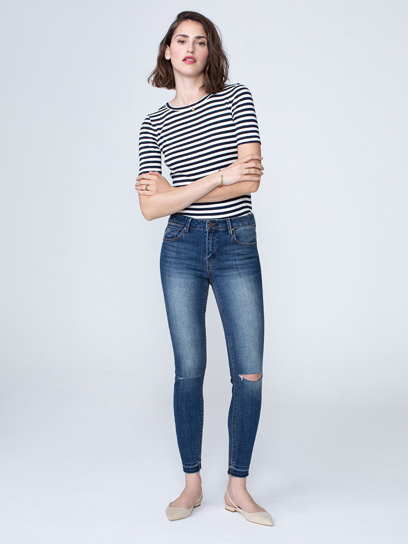 Kora Prestige Mid Rise Skinny Jeans - StyleFav