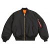 MA-1 Flight Jacket - Black - StyleFav