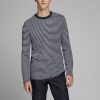 Blade Stripe Long Sleeve Crew Neck T-Shirt - StyleFav