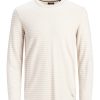 Blade Stripe Long Sleeve Crew Neck T-Shirt - StyleFav