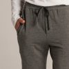 Atlas Charcoal Drawstring Luxe Fleece Shorts - StyleFav