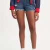 Silver Lake 501 Original High Rise Jean Shorts - StyleFav