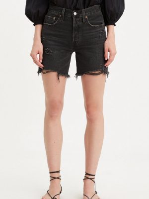 Bee's Knees 501 Mid Thigh Ripped Shorts - StyleFav
