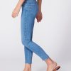 Jukebox Distressed Hoxton Crop High Rise Skinny Jeans - StyleFav