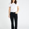 Micki Black Dawn Mid Rise Kick Flare Jeans - StyleFav