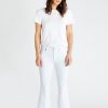 Micki White Dawn Mid Rise Kick Flare Jeans - StyleFav