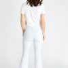 Micki White Dawn Mid Rise Kick Flare Jeans - StyleFav