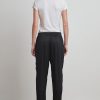 Hillary Satin Viscose Pleated Pants - StyleFav