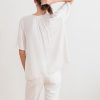 Tita Satin Viscose Scoop Neck Top - StyleFav
