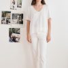 Tita Satin Viscose Scoop Neck Top - StyleFav