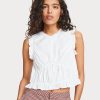 Keoni Capsule Ruffled Crop Top -StyleFav
