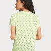 Burnout Polka Dot T-Shirt - StyleFav