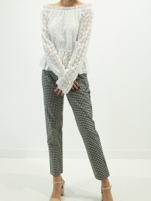 Checked Print Pants - StyleFav