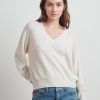 Tonya Cashmere Blend Ribbed Sweater - StyleFav