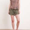 Yuelle Printed Ruffle Cap Sleeve Top - StyleFav