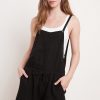 Jojo Woven Linen Romper - StyleFav