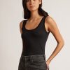 Mossy Gauzy Whisper Fitted Tank - StyleFav