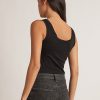 Mossy Gauzy Whisper Fitted Tank - StyleFav