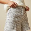 Adalat Tailored Boucle Shorts - StyleFav