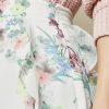 Lurissa Floral Ruffle Midi Skirt - StyleFav