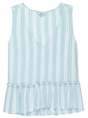 Mira Flounce Hem Top - StyleFav