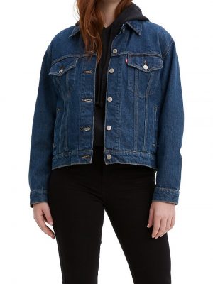 Neu Blue Ex-Boyfriend Trucker Jacket - StyleFav