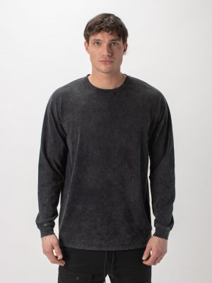 Salt Black Box Long Sleeve T-Shirt - StyleFav