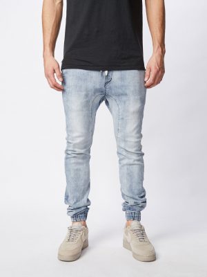 Sureshot Denim Joggers - StyleFav