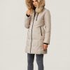 Christy Natural Fur Brushed Down Coat - StyleFav