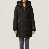 Christy Silver Fur Brushed Down Coat - StyleFav