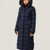 Talyse Long Maxi Brushed Down Coat - StyleFav