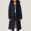 Talyse Long Maxi Brushed Down Coat - StyleFav