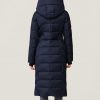 Talyse Long Maxi Brushed Down Coat - StyleFav
