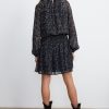 Kirsten Thistle Print Ruched Waist Dress - StyleFav