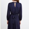 Rochelle Long Sleeve Tie Back Dress - StyleFav