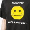 Big Smile 8-Bit Appliqué T-Shirt - StyleFav
