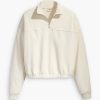 Tofu Pom Quarter Zip Sweatshirt - StyleFav