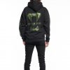 Green Glitter Creatures of the Night Hoodie - StyleFav