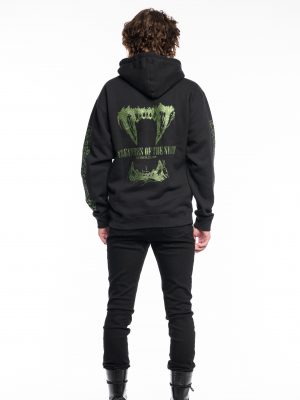 Green Glitter Creatures of the Night Hoodie - StyleFav