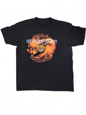Creatures of the Night Vintage Wolf Tee L3 - StyleFav