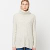 Marta Ribbed Wide Turtleneck Sweater - StyleFav
